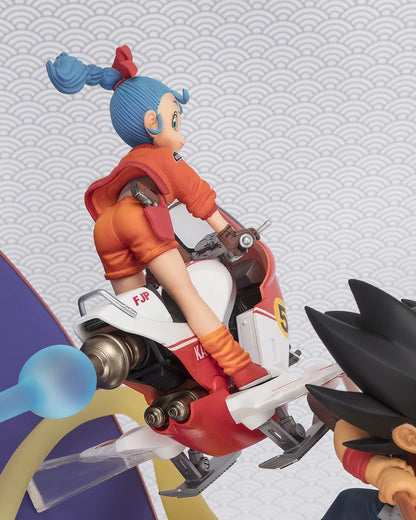 Tamashii Nations FiguartsZero Son Goku & Bulma Dragon Ball Action Figure Set