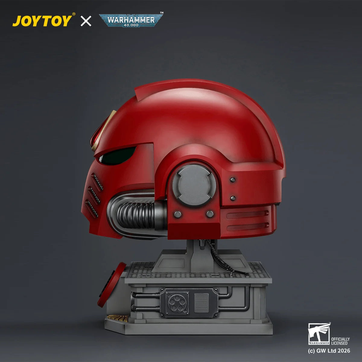 Blood Angels MkX Helmet & Display Stand