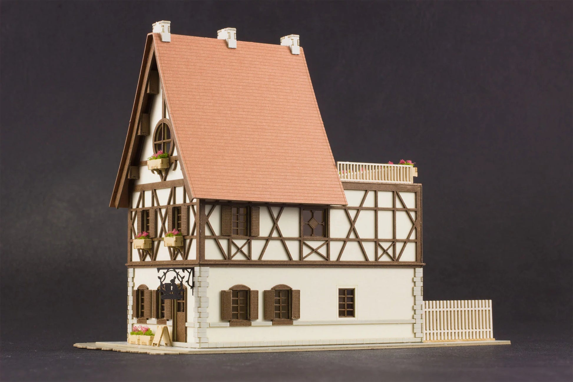 Plum PMOA Paper Kit Rabbit House 1/150 Scale Model Kit