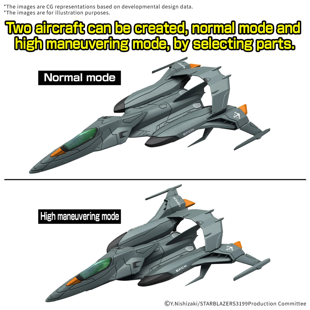 MECHA COLLECTION DX TRYAL TYPE SPACE FIGHTER ATTACK CRAFT COSMO PYTON [2 machine set]