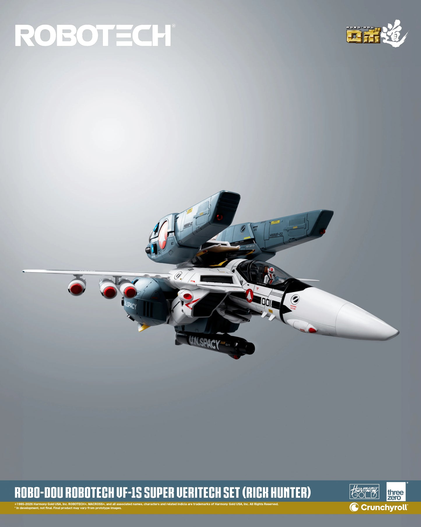threezero ROBO-DOU VF-1S Super Veritech Collectible Figure (Rick Hunter)