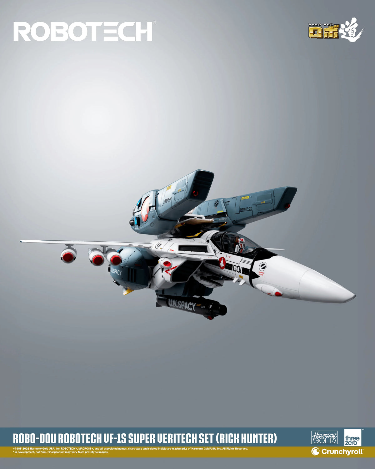 threezero ROBO-DOU VF-1S Super Veritech Collectible Figure (Rick Hunter)