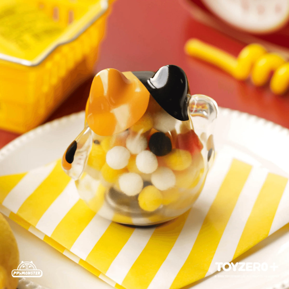 PP X MONSTER Sparkle Lucky Kitten Daruma Blind Box (Box of 16)