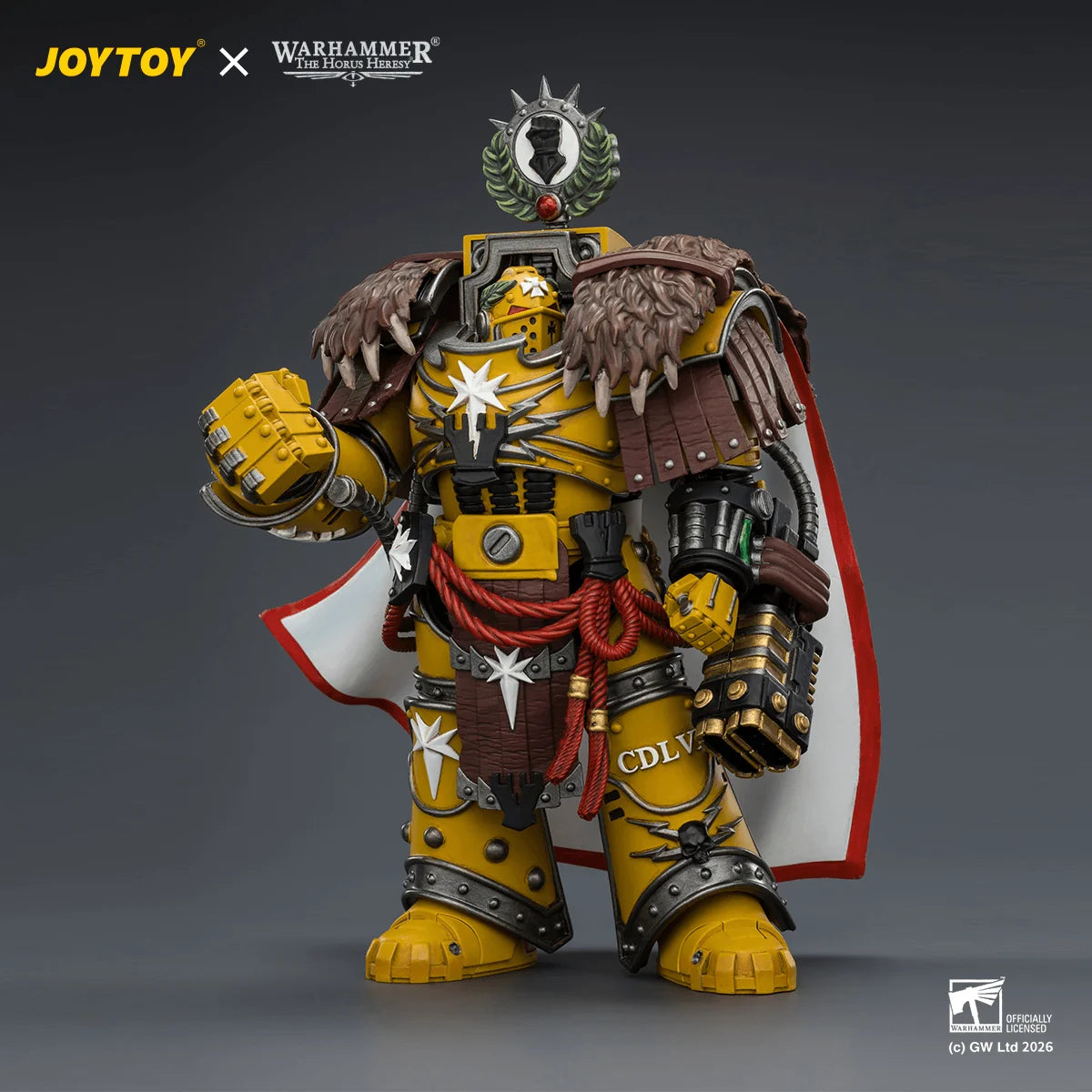 JOYTOY Warhammer 40K Lord Castellan Evander Garrius Articulated Action Figure