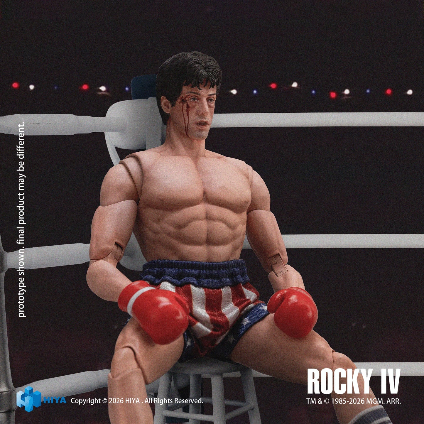 HIYA Toys Exquisite Super Series Rocky IV Rocky Boxer 1/12 Scale Action Figure