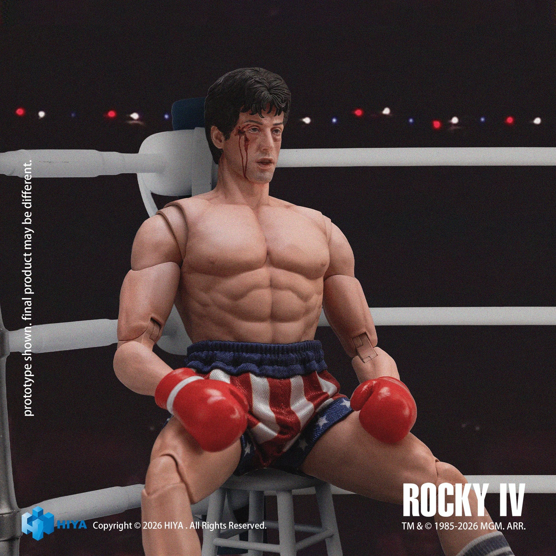 HIYA Toys Exquisite Super Series Rocky IV Rocky Boxer 1/12 Scale Action Figure