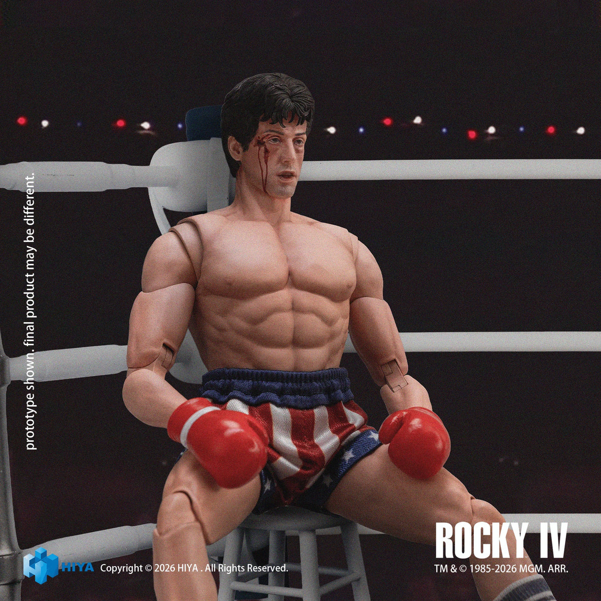 HIYA Toys Exquisite Super Series Rocky IV Rocky Boxer 1/12 Scale Action Figure