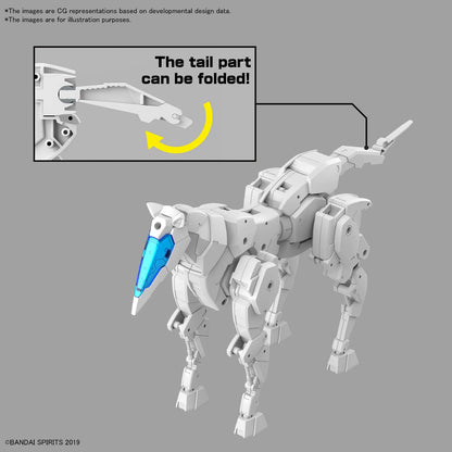 30MM 1/144 Extended Armament Vehicle (HORSE MECHA Ver.) [WHITE]