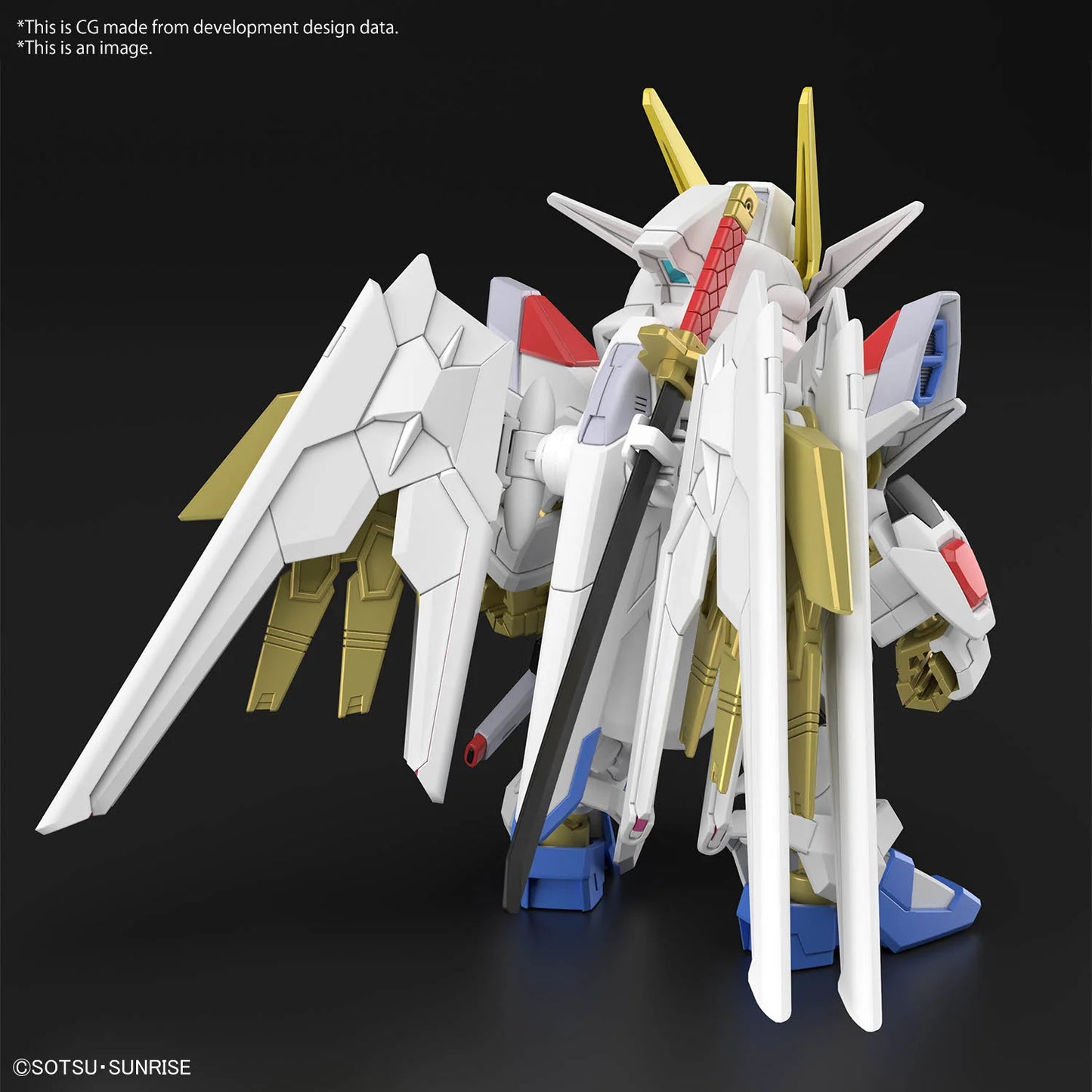 SD Gundam Cross Silhouette Mighty Strike Freedom Gundam Model Kit