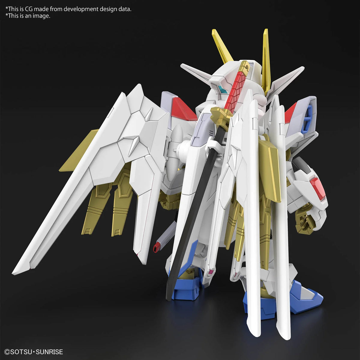 SD Gundam Cross Silhouette Mighty Strike Freedom Gundam Model Kit