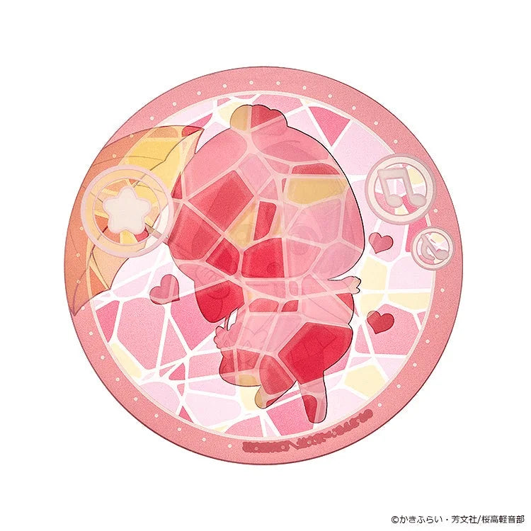 K-ON! Fluffy Rain Series Acrylic Coaster Yui Hirasawa