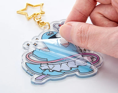 GoodSmile Moment Gal & Dino Glow-in-the-Dark Acrylic Keychain