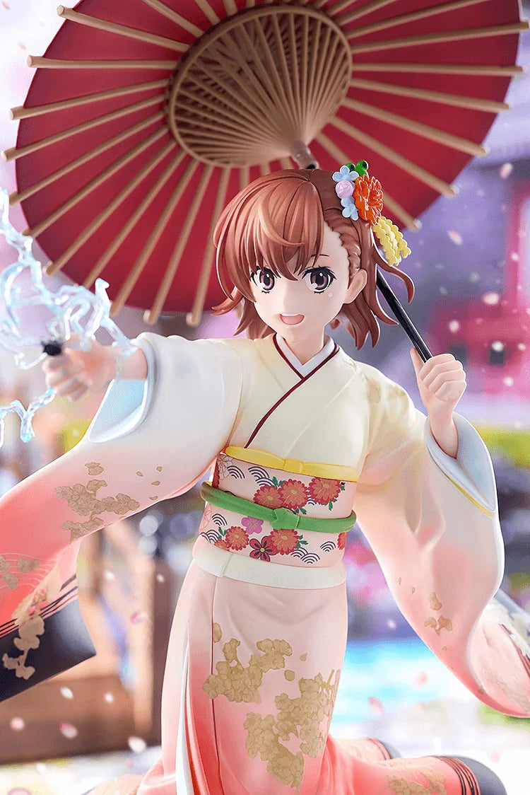 KADOKAWA Mikoto Misaka Furisode Kimono Scale Figure
