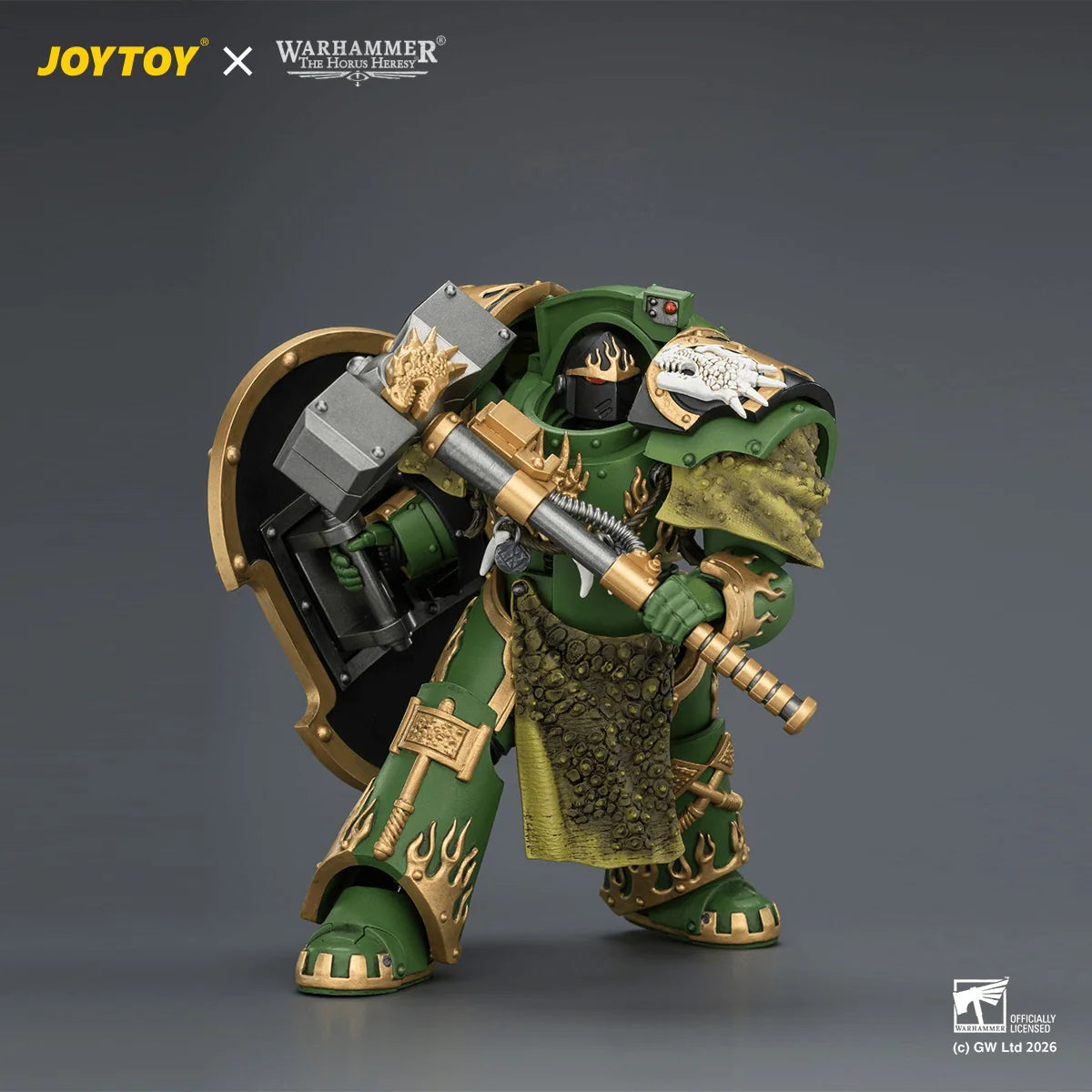 Salamanders Firedrake Terminator 1 with Thunder Hammer and Dragonscale Storm Shield