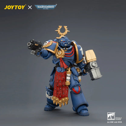 Ultramarines Ferren Areios with Thunder Hammer and Bolt Pistol