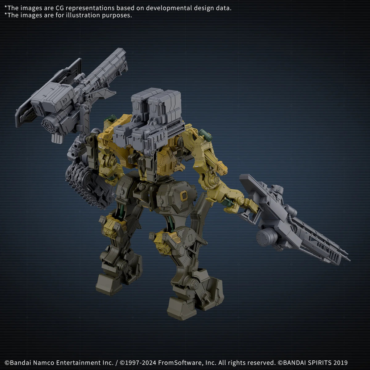 30MM ARMORED CORE Ⅵ FIRES OF RUBICON RaD CC-3000 WRECKER MILK TOOTH