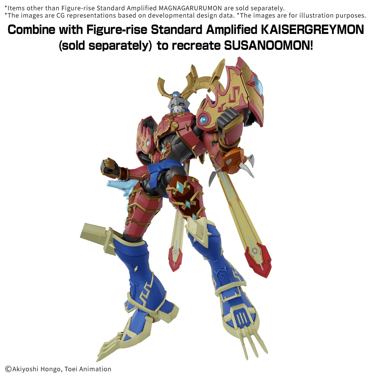 Bandai Hobby Figure-rise Standard Amplified MagnaGarurumon Model Kit