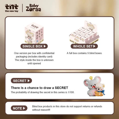 TNT Space Zoraa Meow Cat Face Blind Box Figures