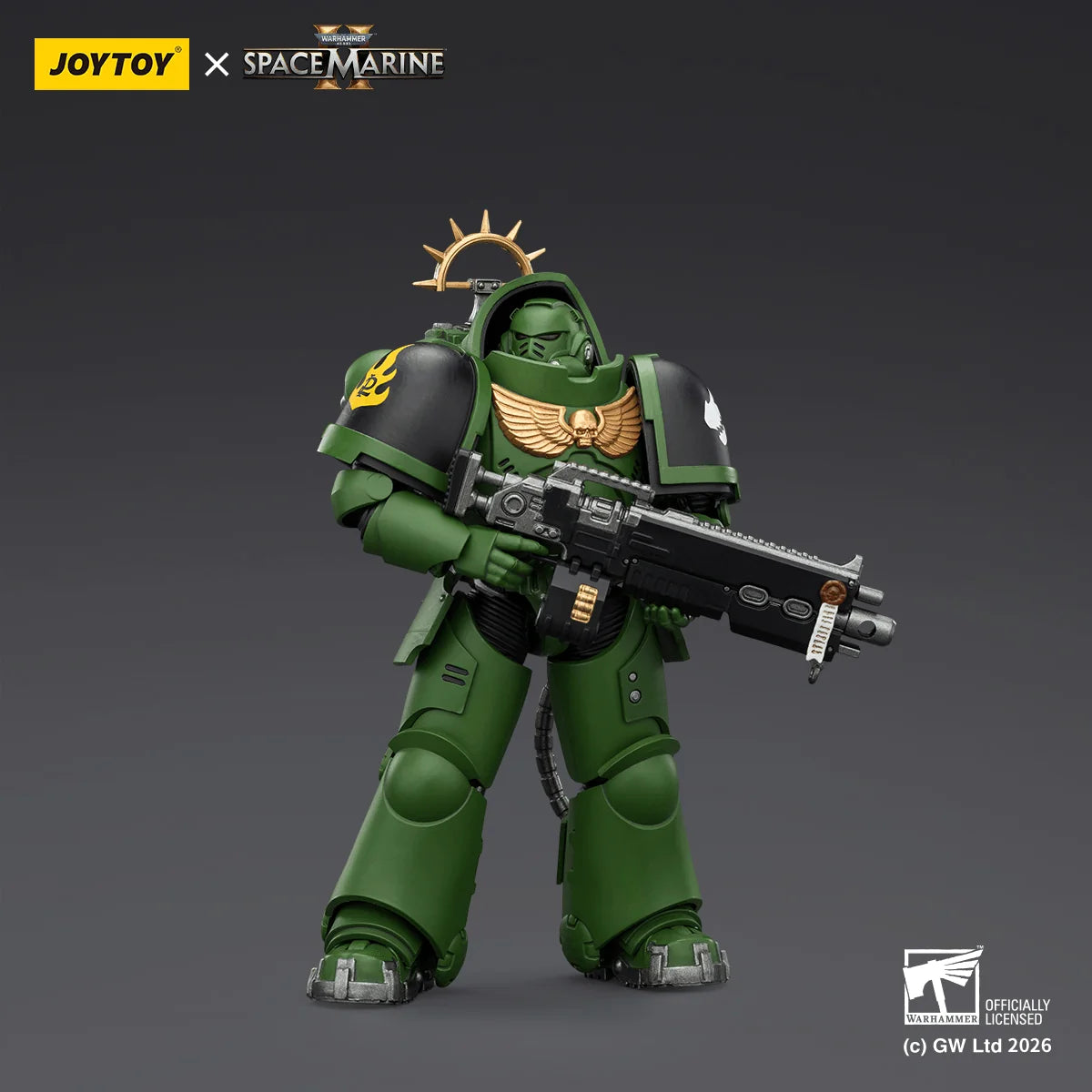 Game Edition Salamanders Heavy Intercessor with Heavy Bolt Rifle and Bolt Pistol