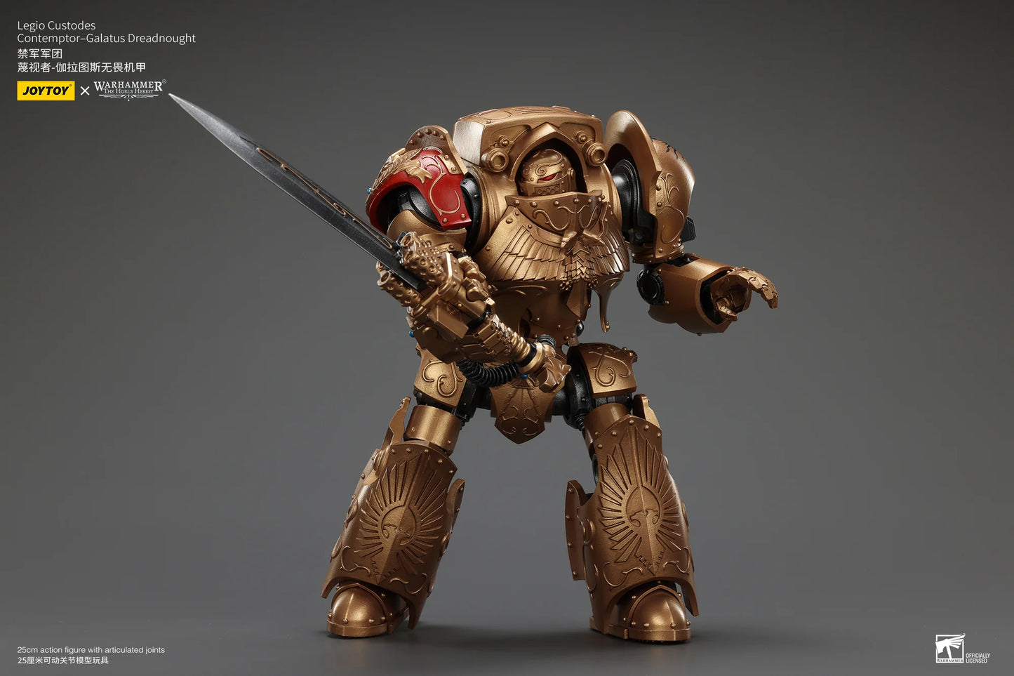 JOYTOY Warhammer 40K Legio Custodes Contemptor-Galatus Dreadnought Collectible Figure