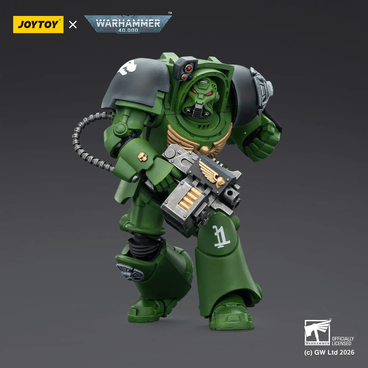 Salamanders Terminator 2 with Power Fist and Storm Bolter