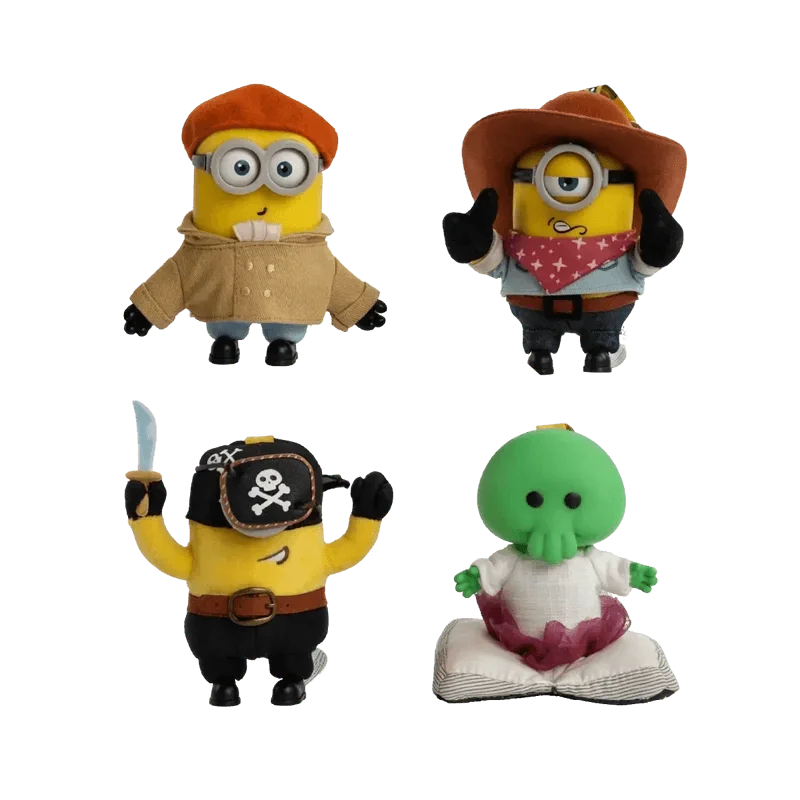 Minions & Monsters Series Vinyl Plush Pendant Blind Box (Box of 4)