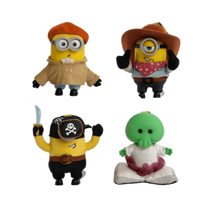 Minions & Monsters Series Vinyl Plush Pendant Blind Box (Box of 4)