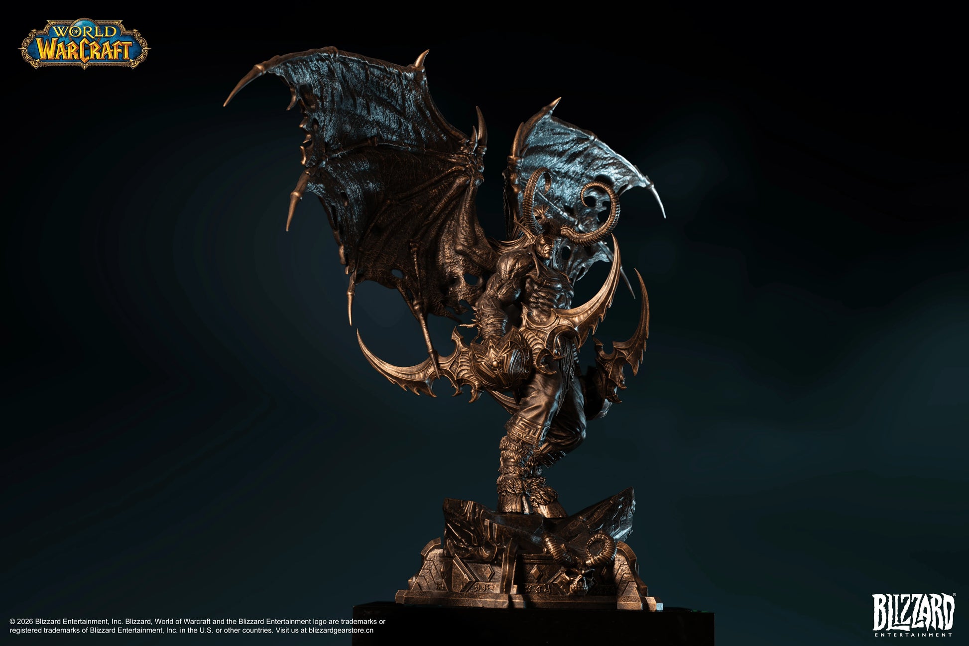HEX Collectibles World of Warcraft Illidan Stormrage 1/10 Scale Polystone Statue