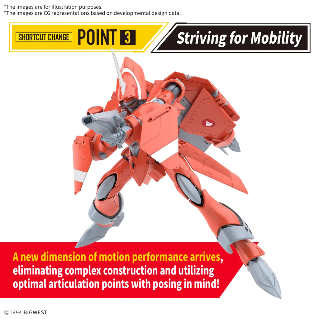 HG 1/100 VF-22S STURMVOGEL II MILIA FARINA JENIUS USE