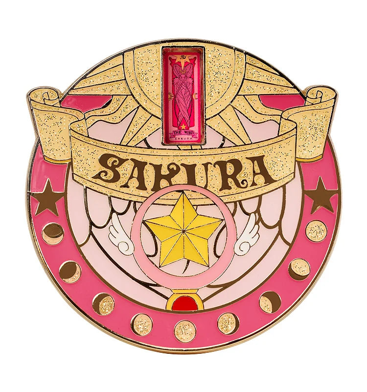GoodSmile Moment Cardcaptor Sakura 25th Anniversary Rotating Metal Badge