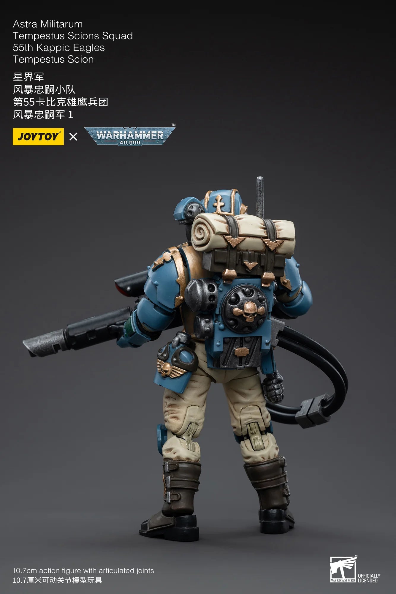 Joy Toy Warhammer 40K Astra Militarum Tempestus Scion 55th Kappic Eagles Action Figure