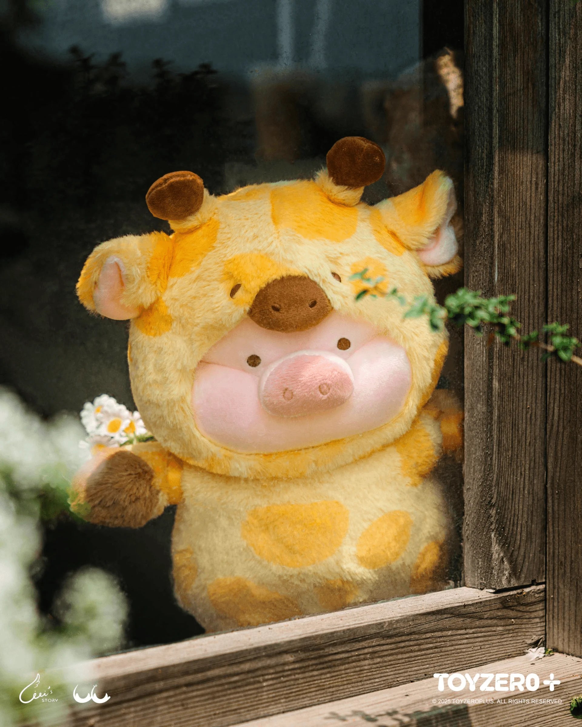 LuLu the Piggy Animal Party - Cheerful Giraffe Lu Plush