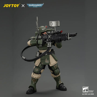Astra Militarum Kasrkin 3 with Hot-shot Lasgun and Vox-caster
