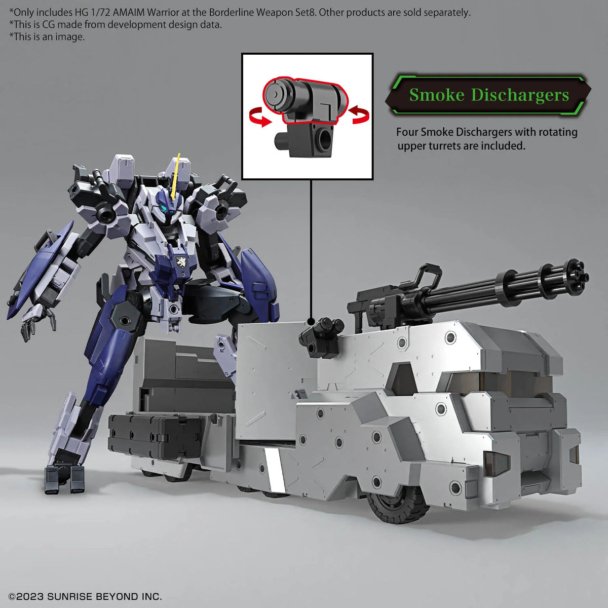 HG 1/72 AMAIM Warrior at the Borderline Weapon Set8