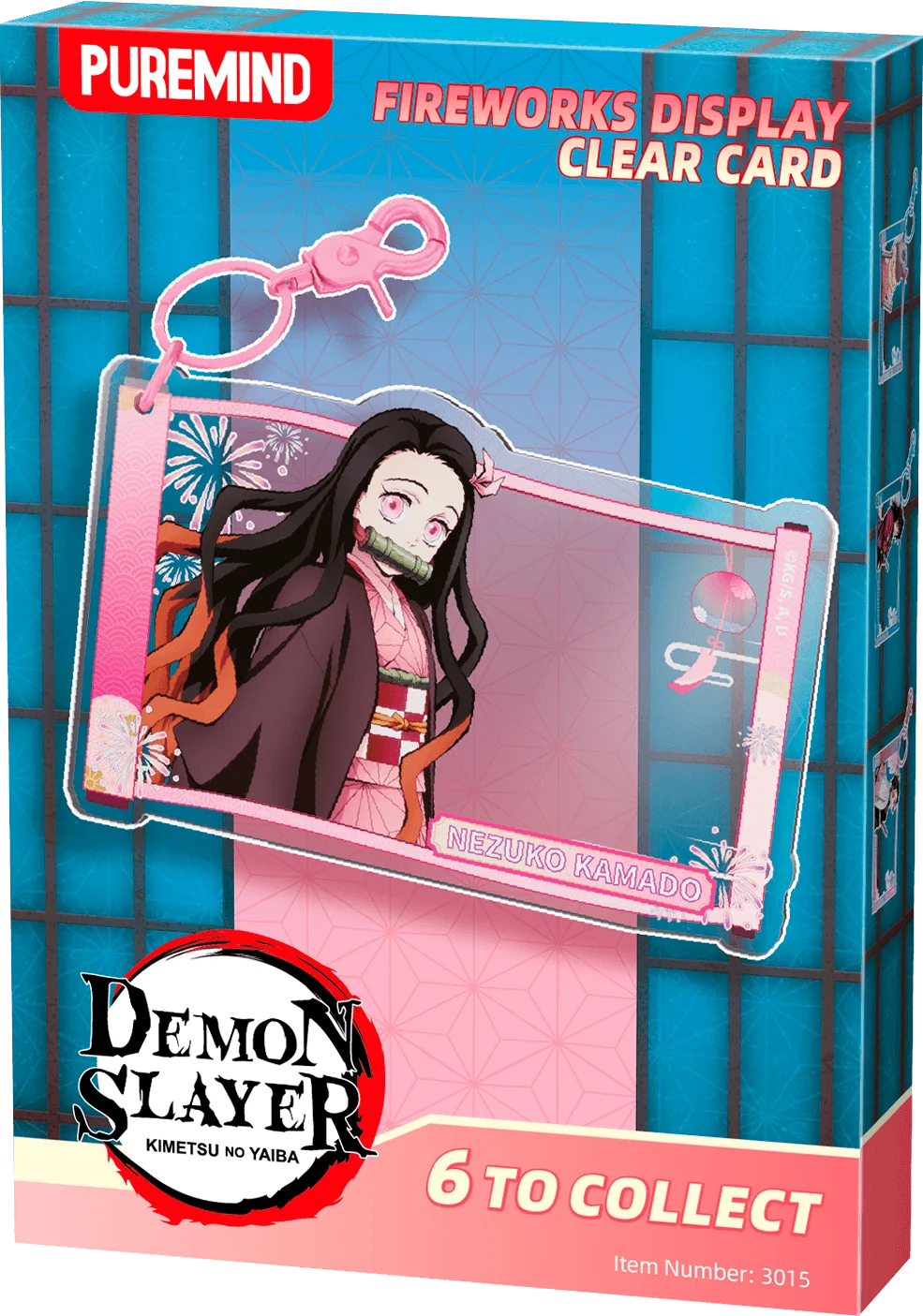 Demon Slayer - Fireworks display Clear Card (Box of 6)