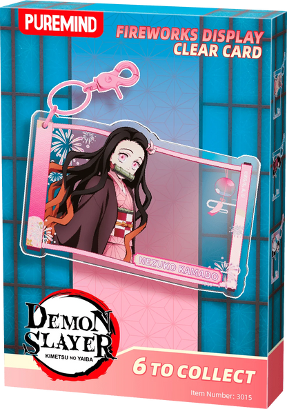 Demon Slayer - Fireworks display Clear Card (Box of 6)
