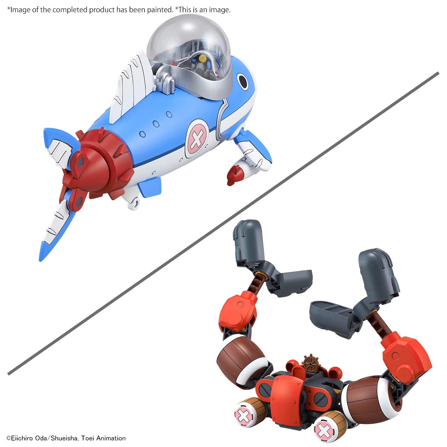 Chopper Submarine & Chopper Crane Model Set