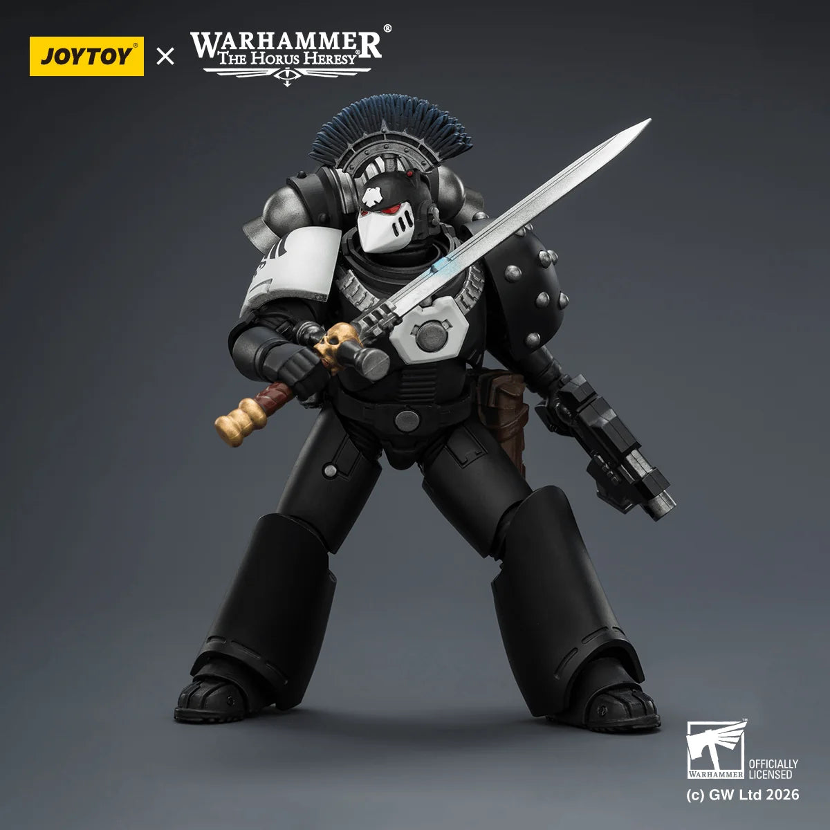 Raven Guard MkVI Tactical Sergeant with Power Sword, Bolter and Plasma Pistol