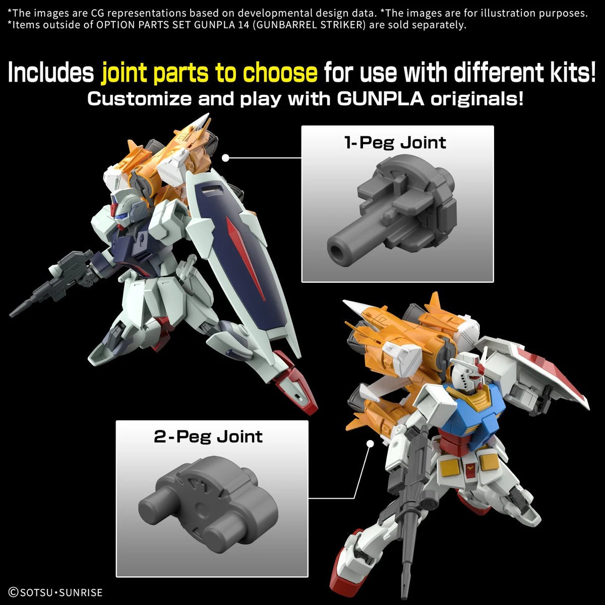 Gundam SEED Gunbarrel Striker Option Parts Set