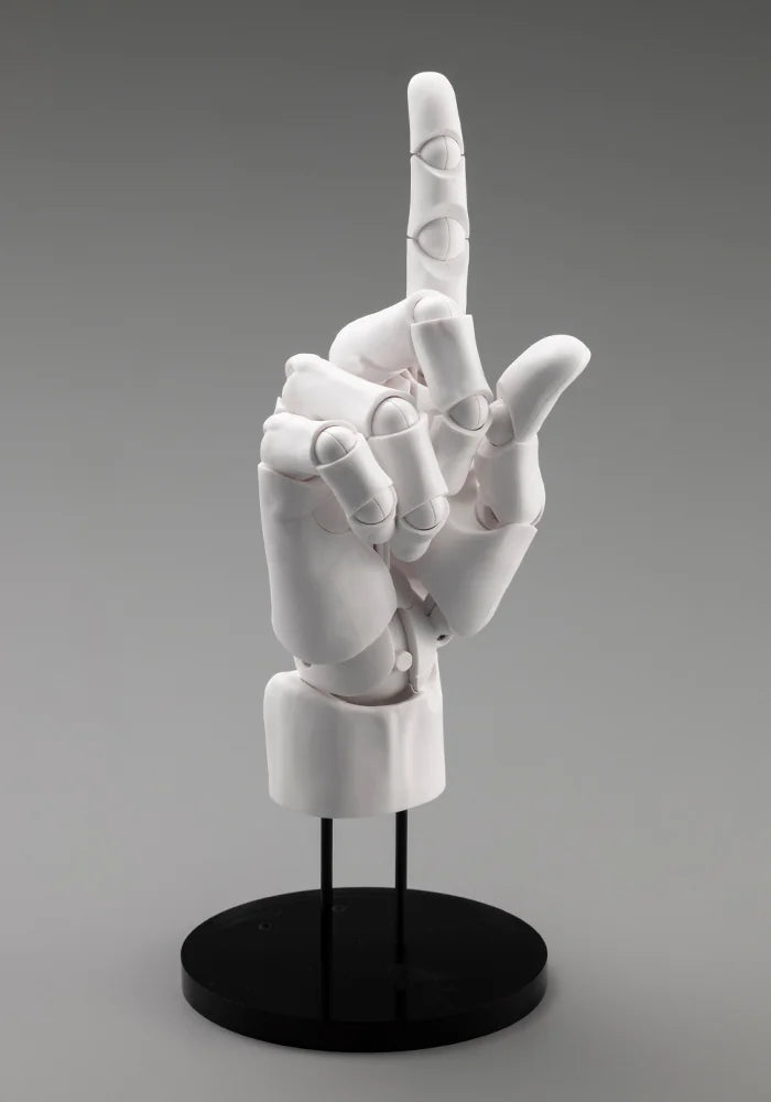Kotobukiya Artist Support Item Men's Hand Model Right White