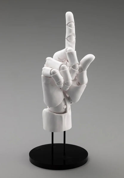 Kotobukiya Artist Support Item Men's Hand Model Right White