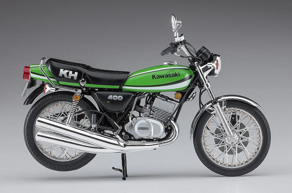 Hasegawa 1:12 Kawasaki KH400-A7 Motorcycle Model Kit