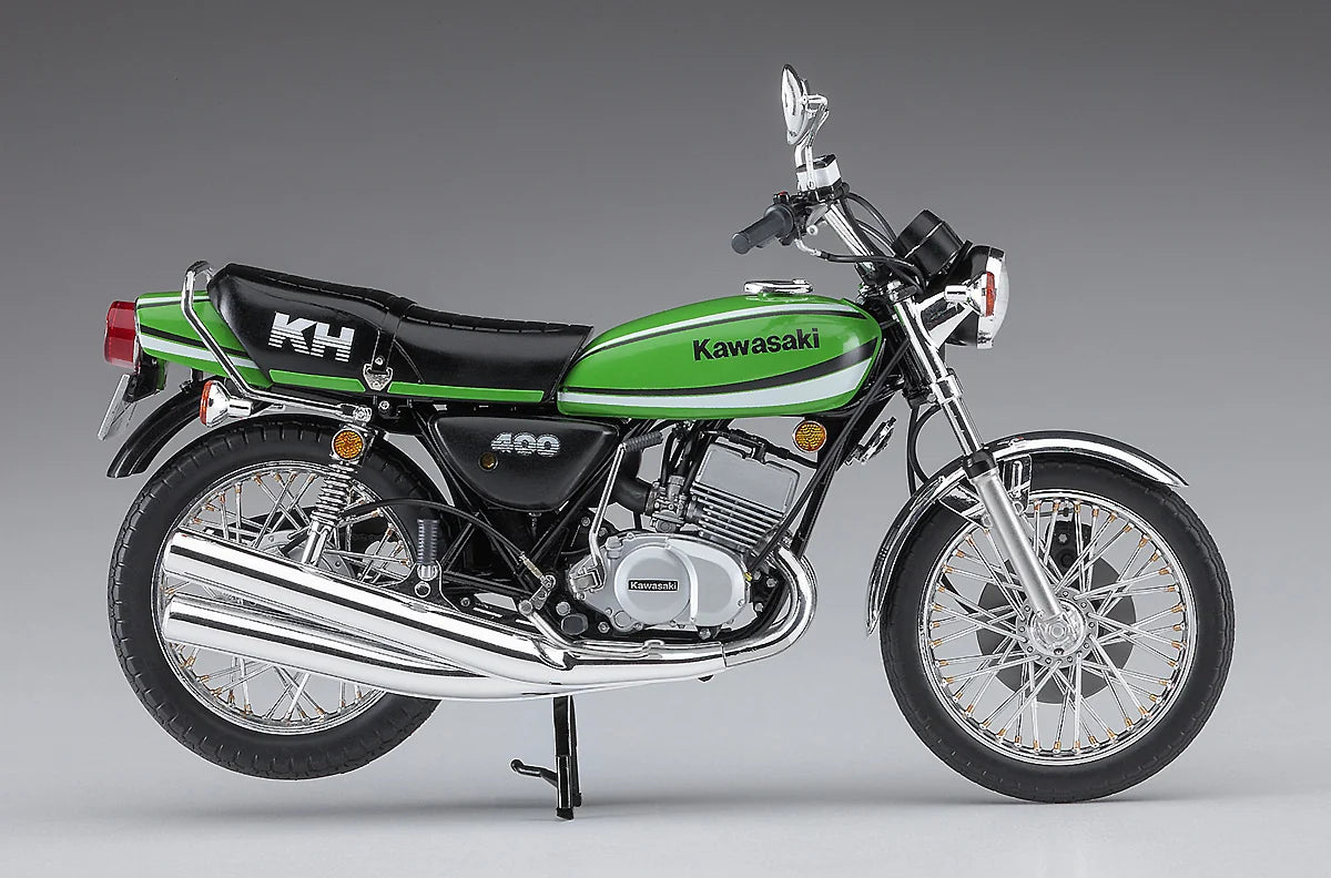 Hasegawa 1:12 Kawasaki KH400-A7 Motorcycle Model Kit
