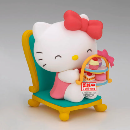 Banpresto Sanrio Nakayoshi Memories Tea Party Figure - Hello Kitty