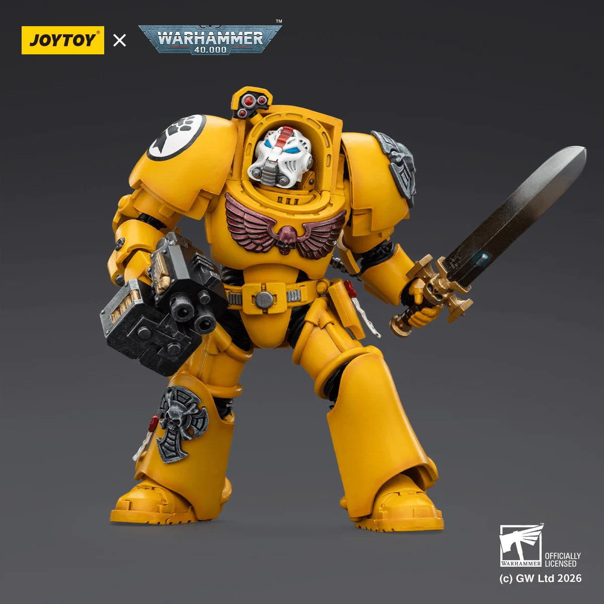 Imperial Fists Terminator 1 with Power Sword and Storm Bolter