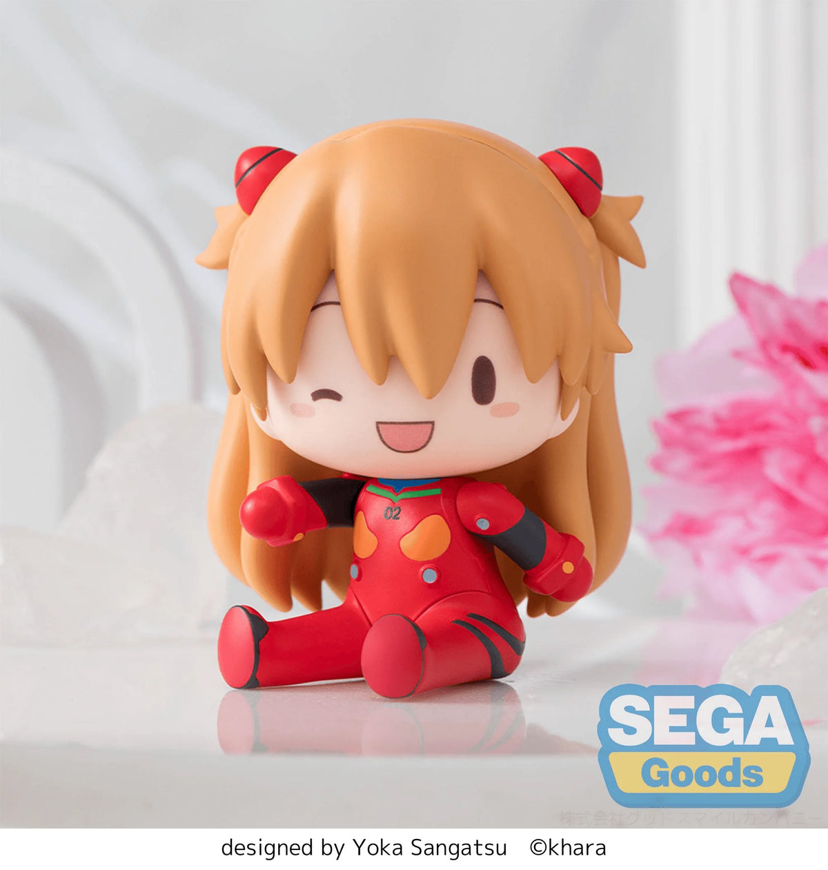 fuwa petit Evangelion: New Theatrical Edition Chibi Figure Asuka Plug Suit