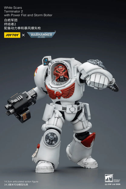 White Scars Terminator 2 with Power Fist and Storm Bolter
