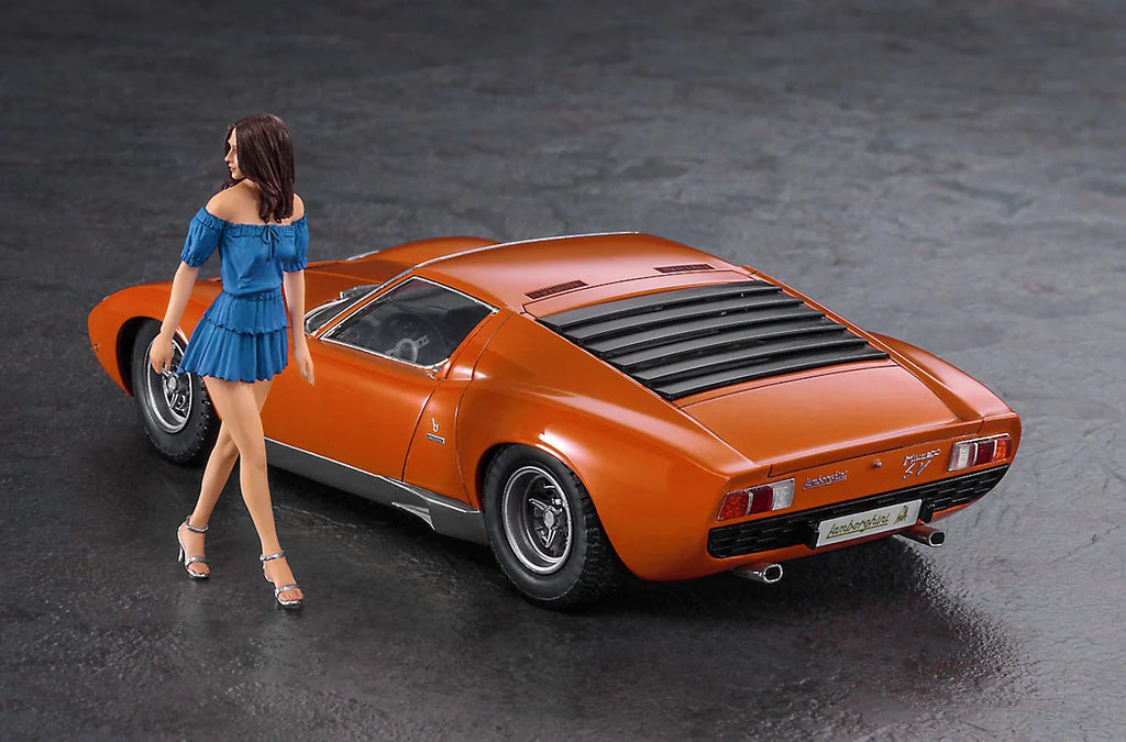 1/24 LAMBORGHINI MIURA P400 SV w/ITALIAN GIRL’S FIGURE