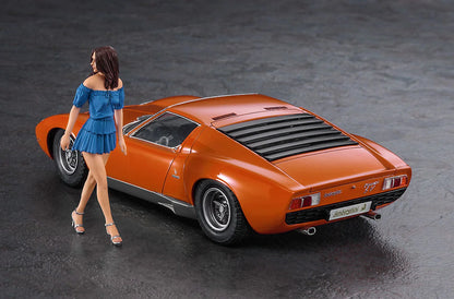 1/24 LAMBORGHINI MIURA P400 SV w/ITALIAN GIRL’S FIGURE