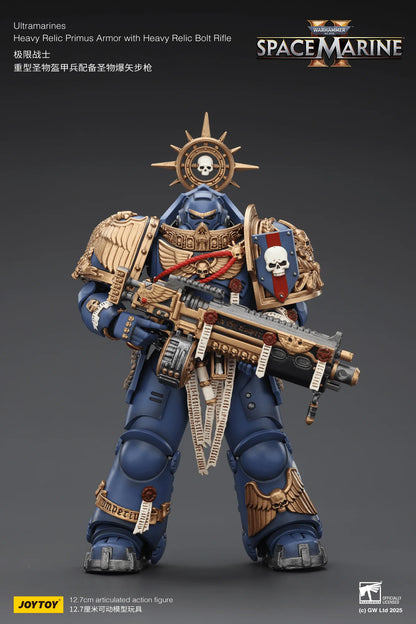 Ultramarines Heavy Relic Primus Armor with Heavy Relic Bolt Rifle